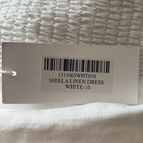 Reformation Shiela Strapless Linen Mini Dress NWT - Picture 4 of 4